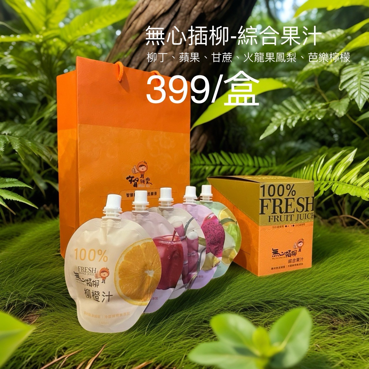 無心插柳綜合果汁禮盒